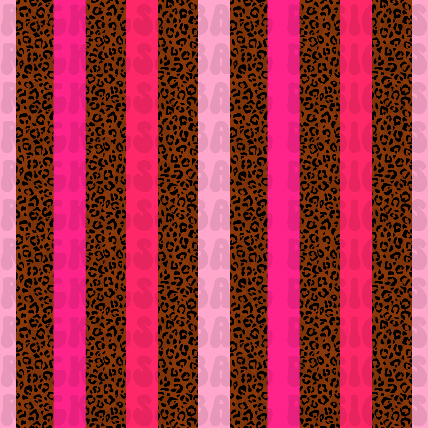 Pink & cheetah coord seamless