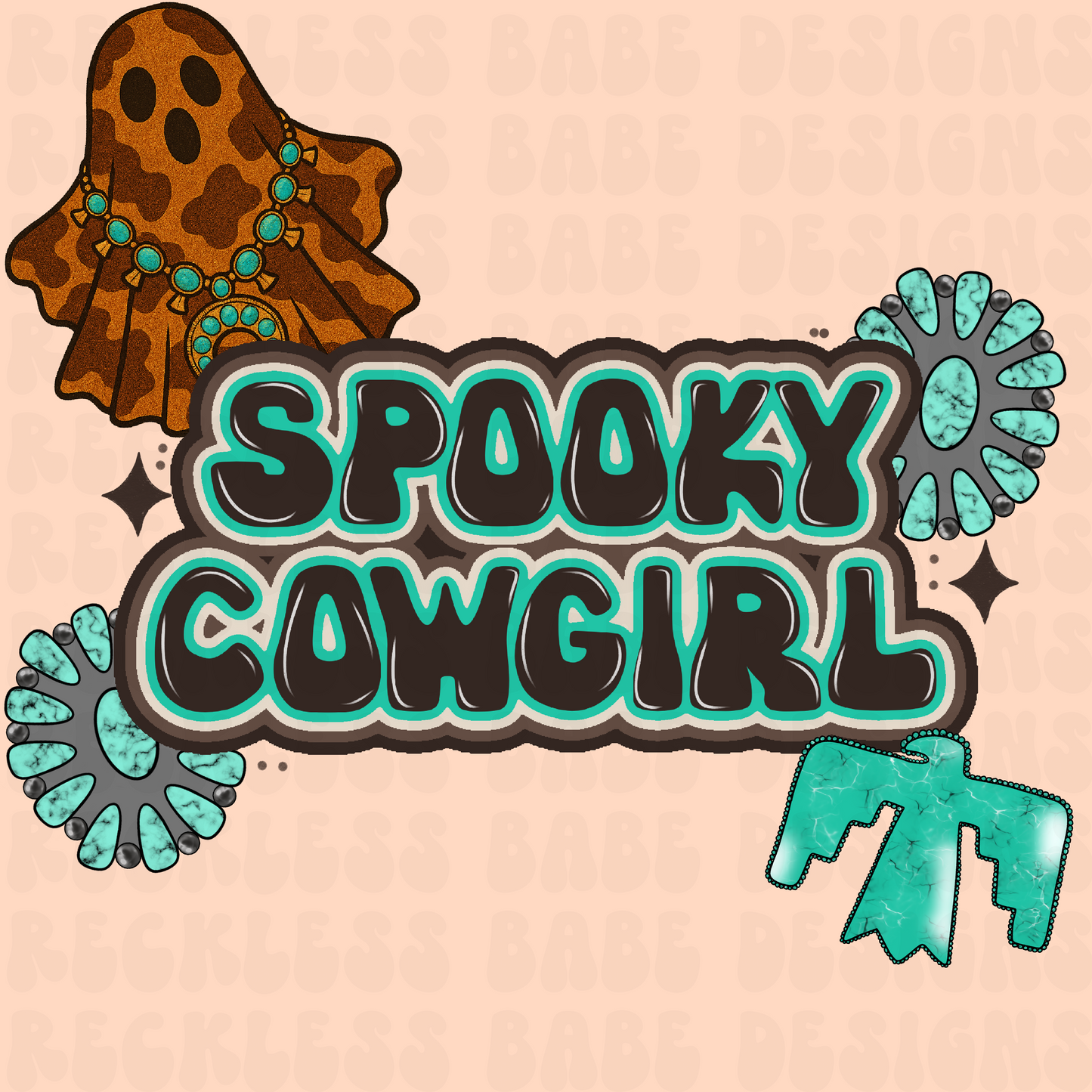 SPOOKY COWGIRL PNG