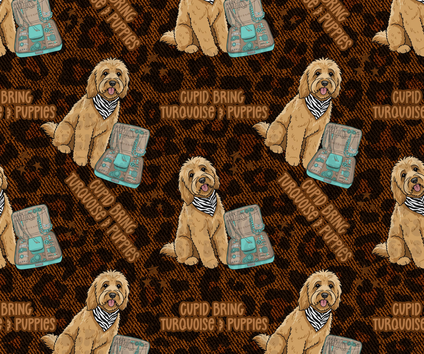 CUPID PUPPY SEAMLESS GOLDEN YELLOW