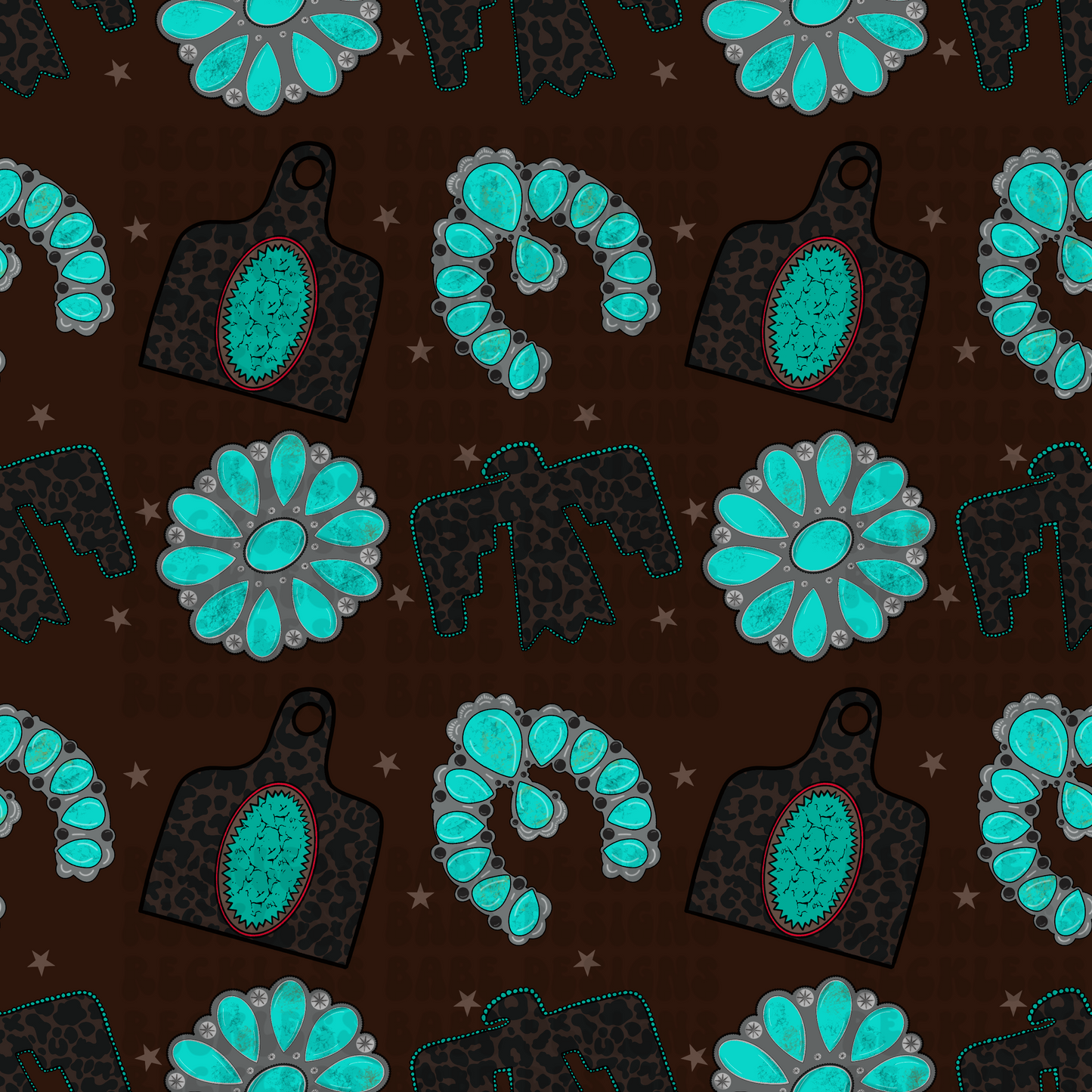 Thunderbird + Turquoise Seamless File