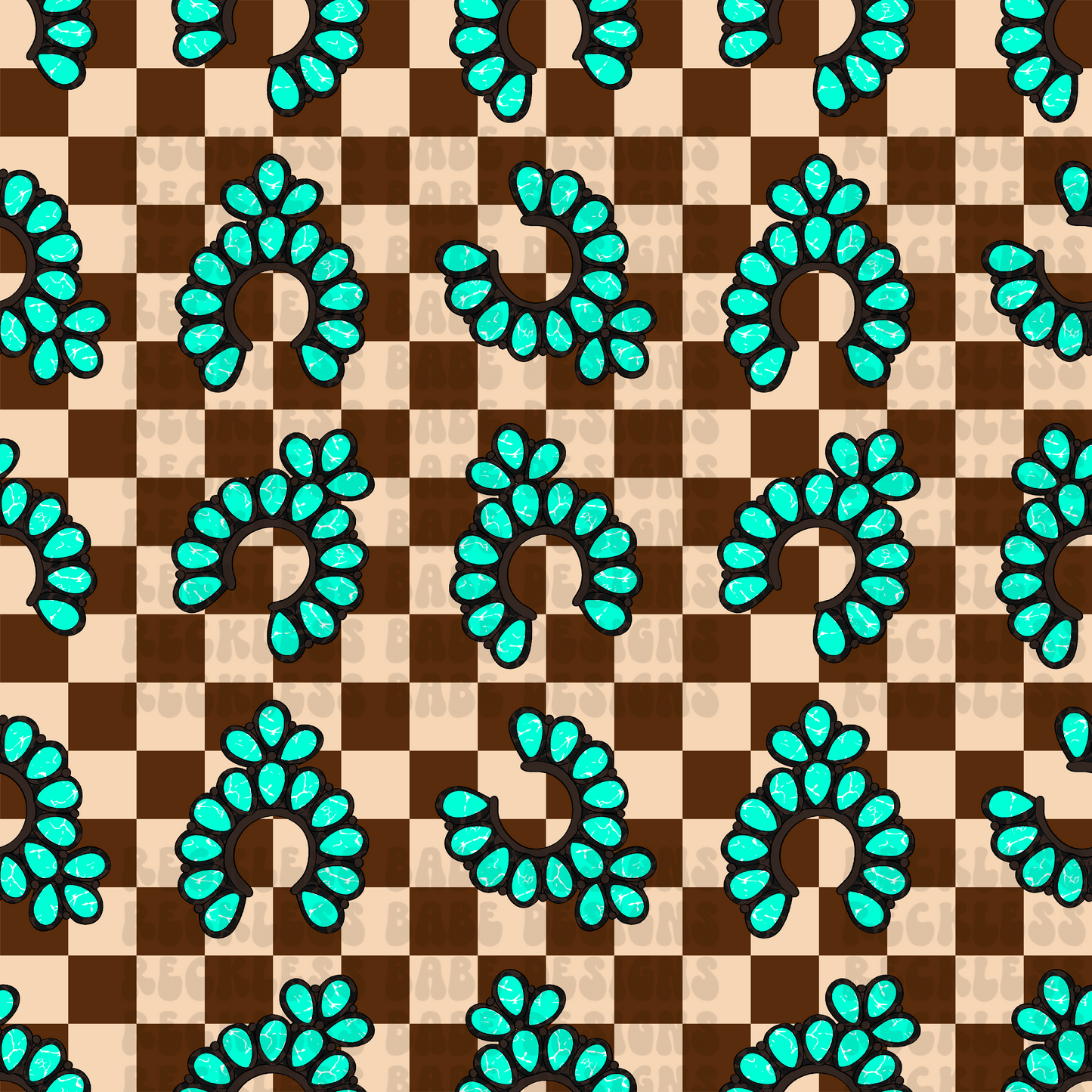 CHECK CONCHO SEAMLESS