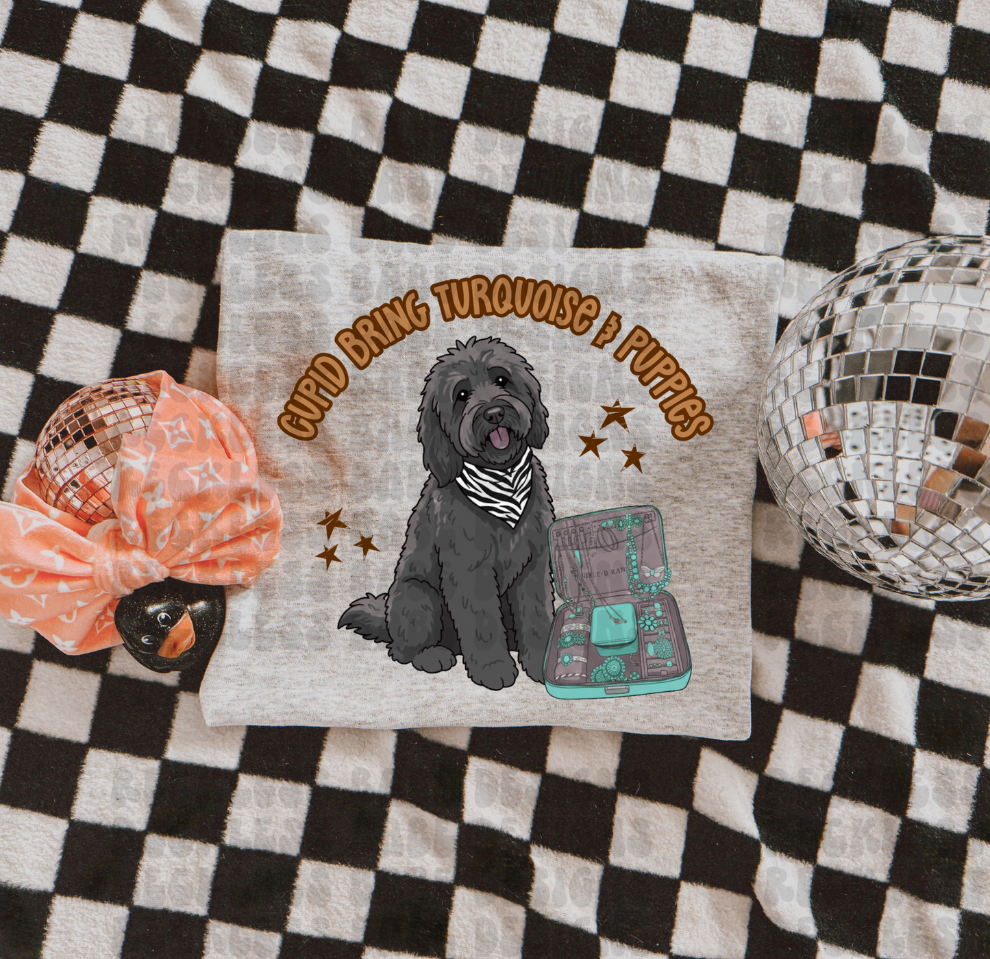 CUPID PUPPY PNG GOLDEN BLACK