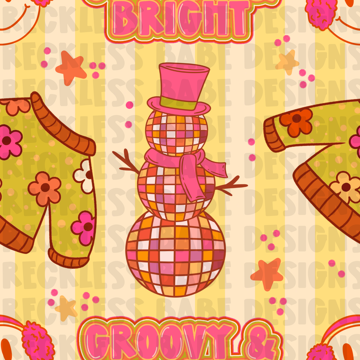 GROOVY & BRIGHT YELLOW STRIPES SEAMLESS FILE