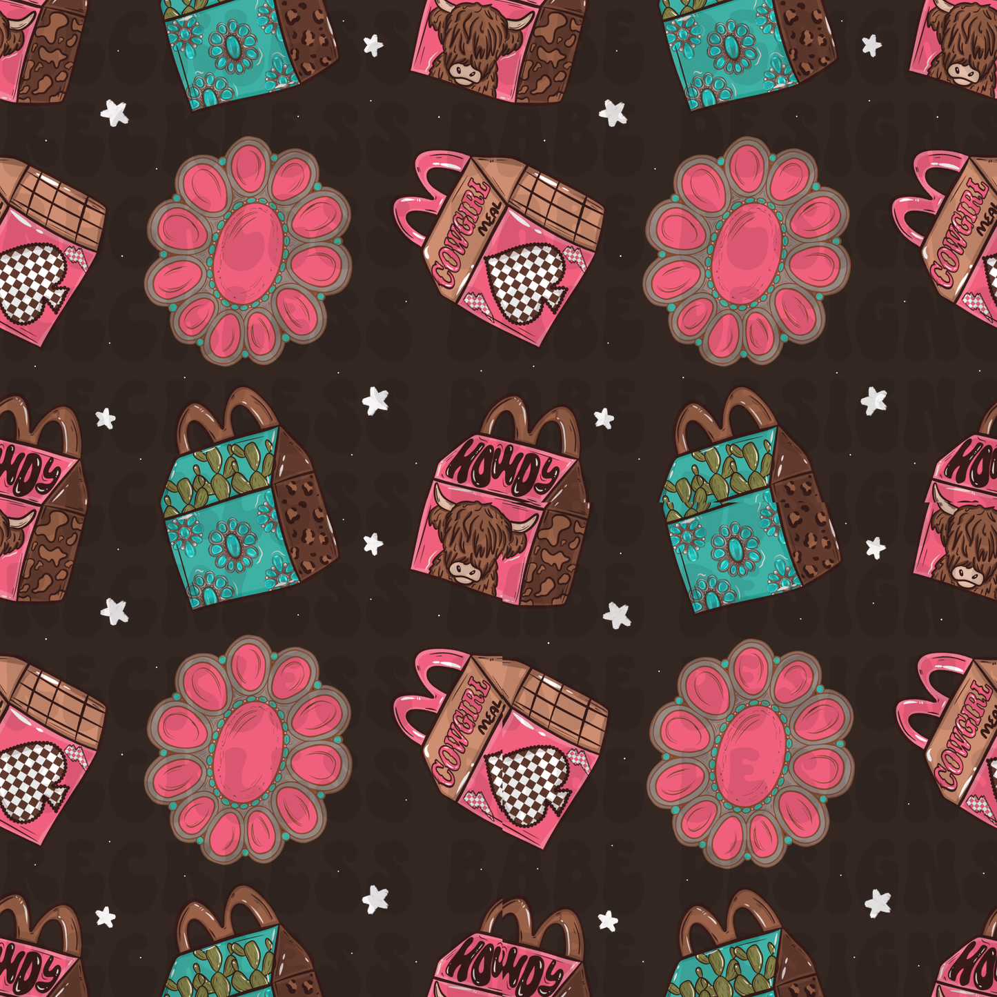 Wild West Brown seamless file