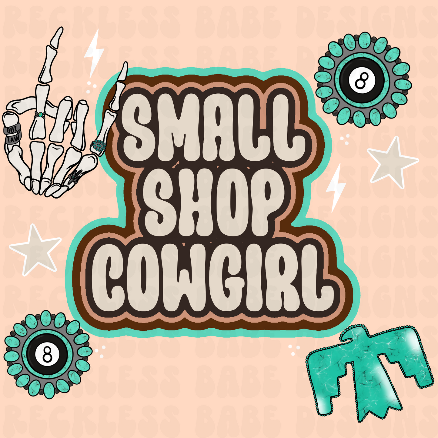 SMALL SHOP COWGIRL PNG