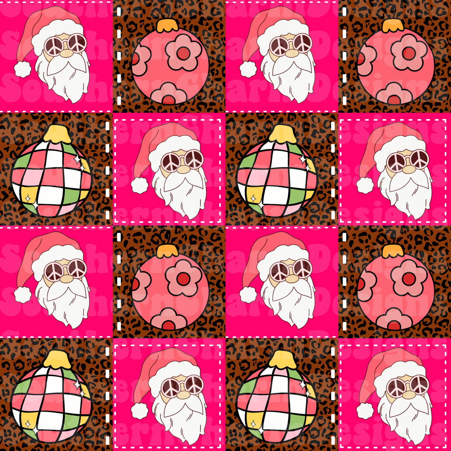 GROOVY SANTA PATCH WORK NO CODES