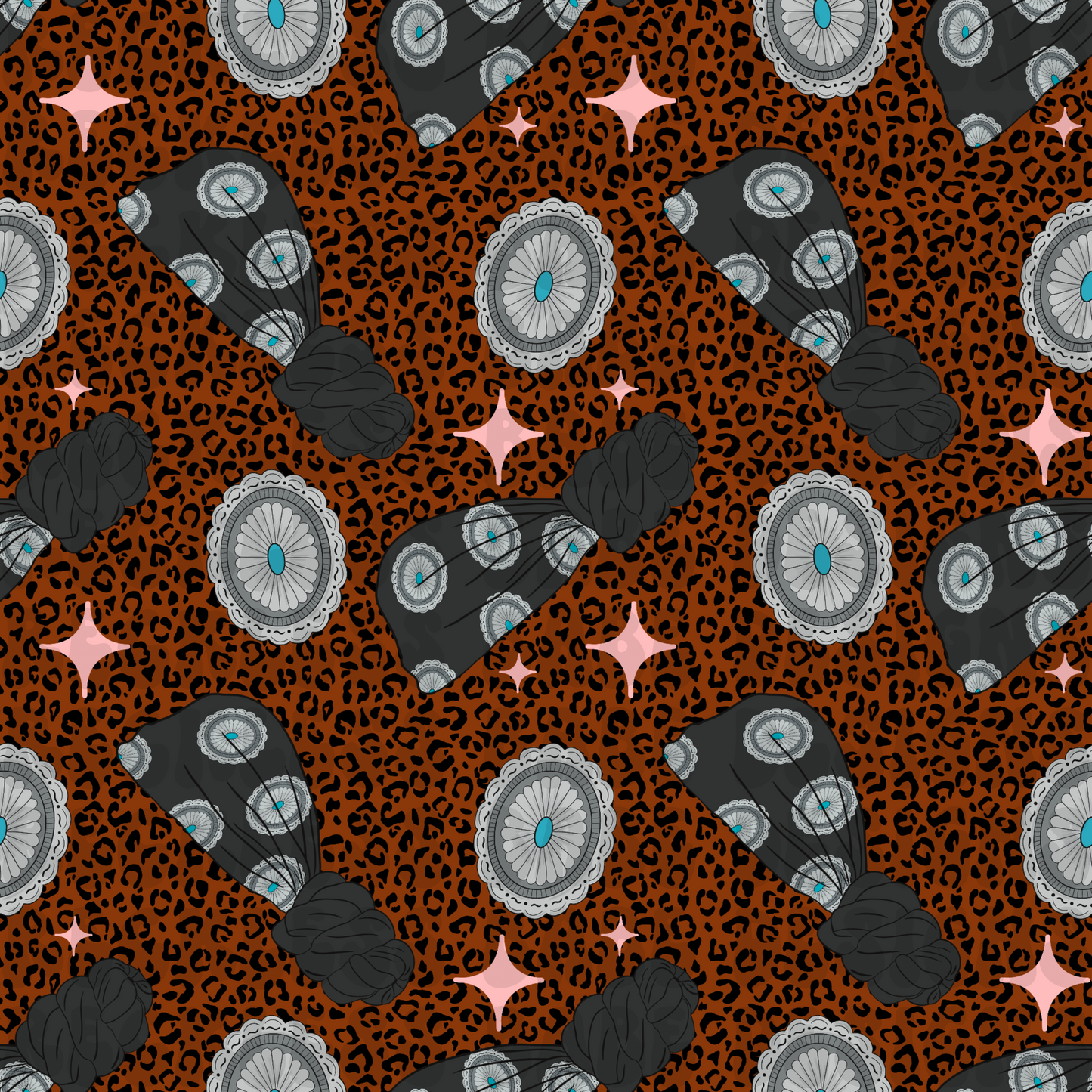 BOWS & CONCHOS SEAMLESS