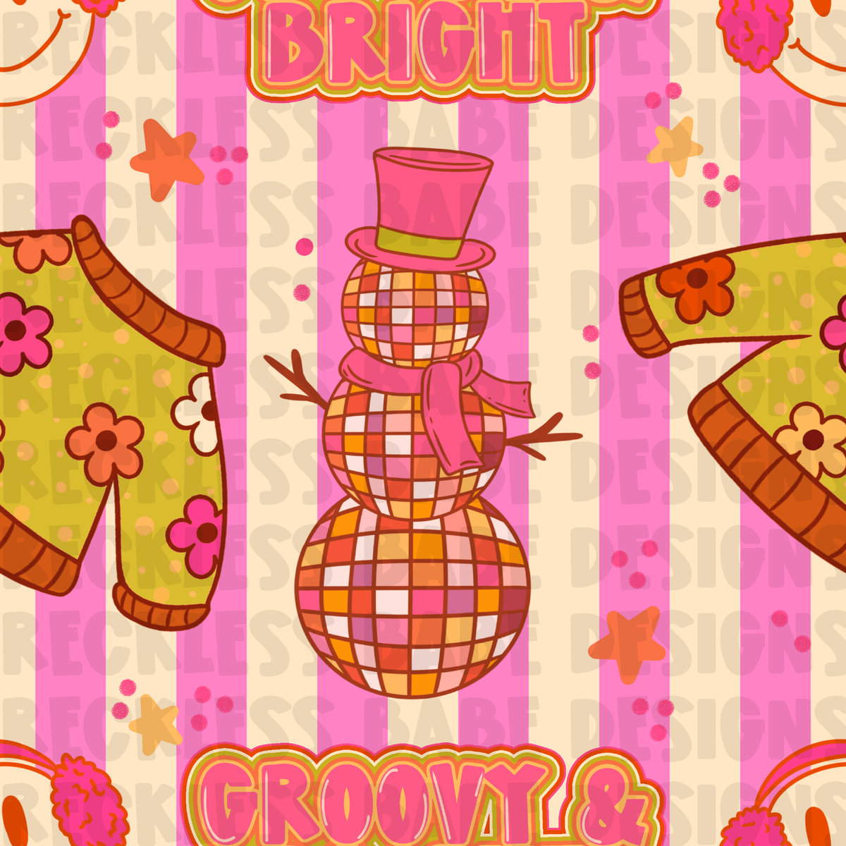 GROOVY & BRIGHT PINK STRIPES SEAMLESS FILE
