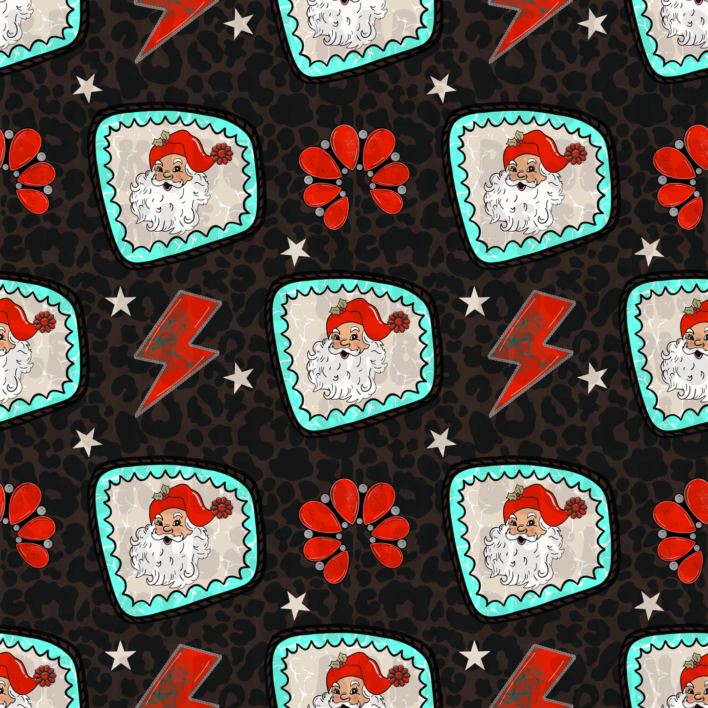 Santa Stone Seamless
