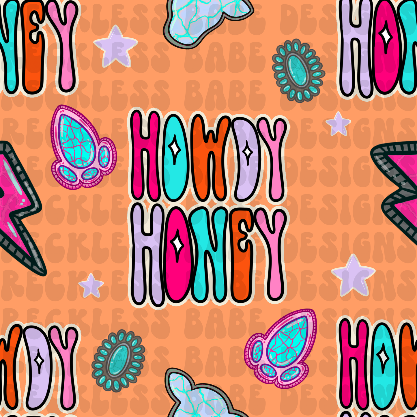 HOWDY HONEY SEAMLESS ORANGE