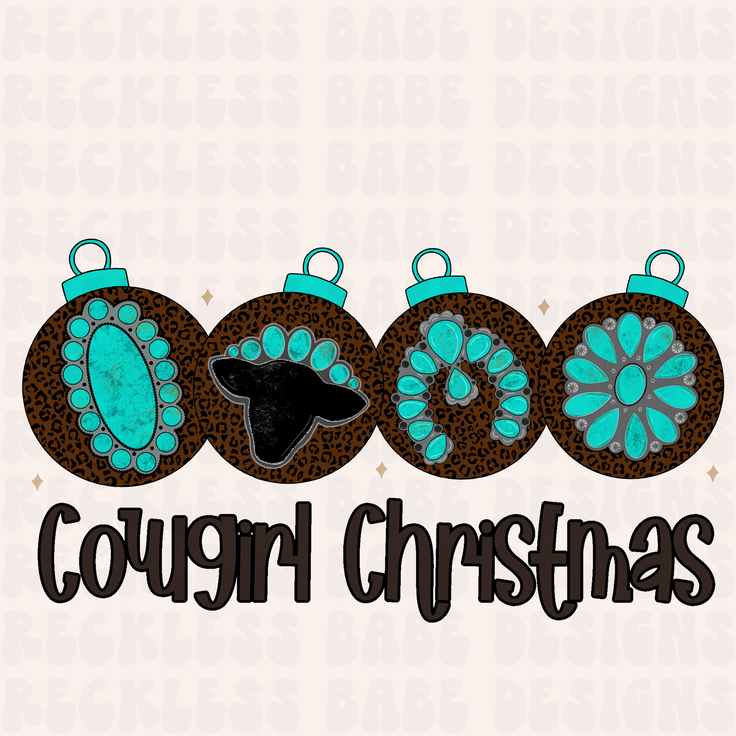 COWGIRL CHRISTMAS PNG