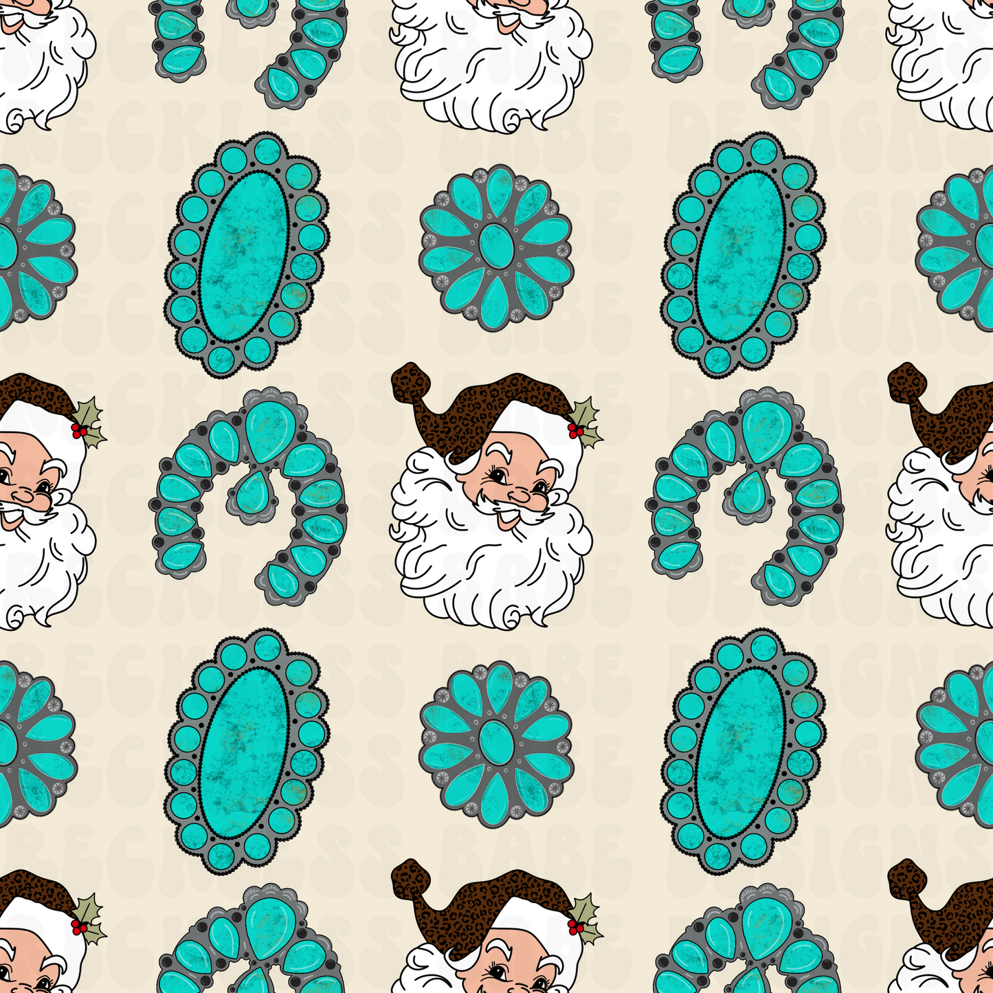 SANTA & STONES SEAMLESS
