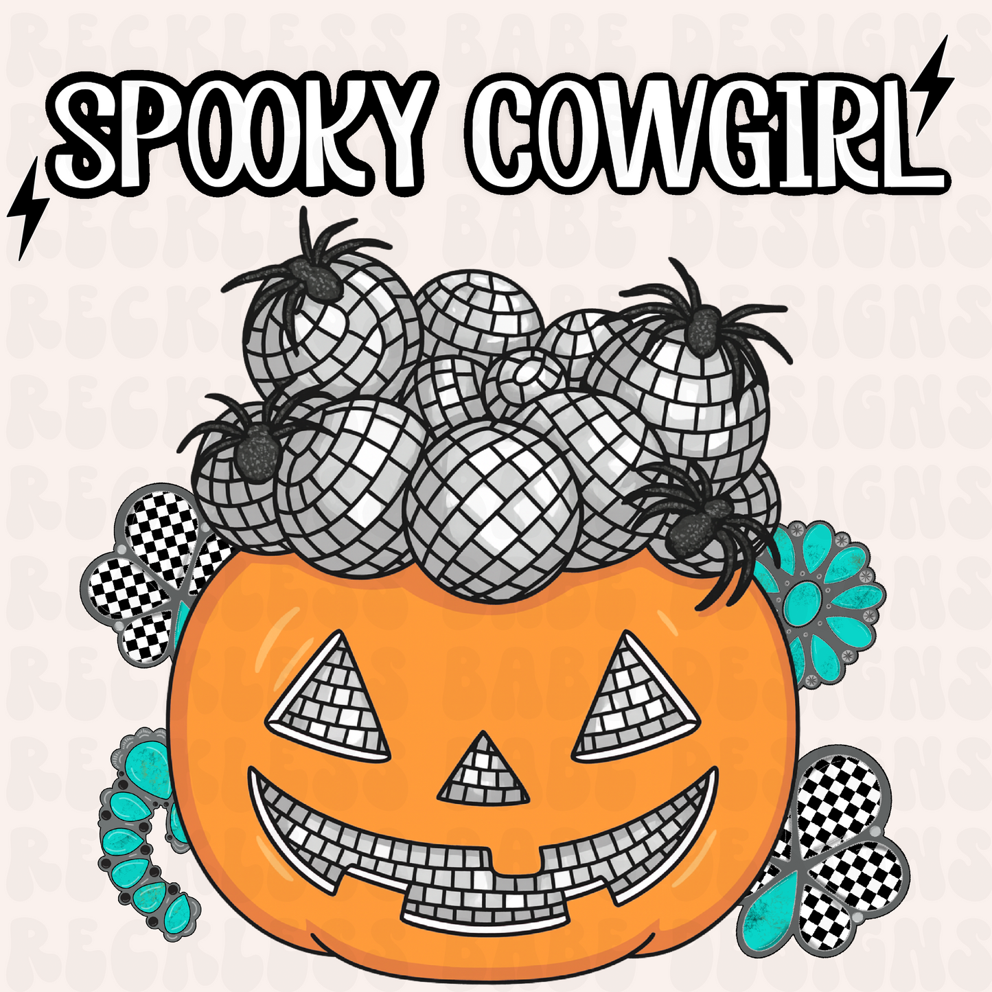 SPOOKY COWGIRL PNG