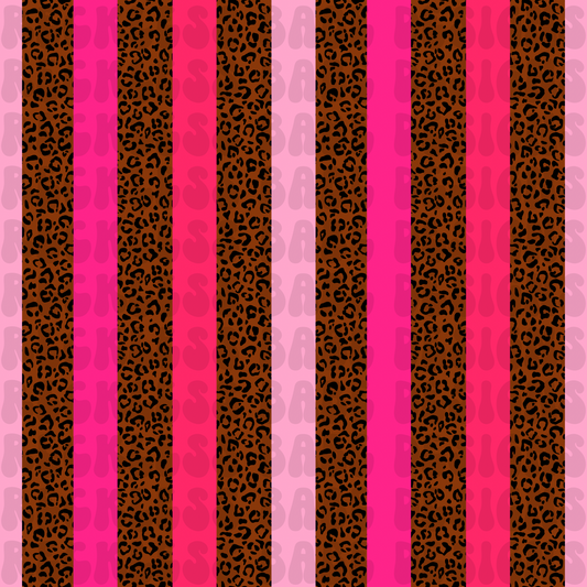 Pink & cheetah coord seamless