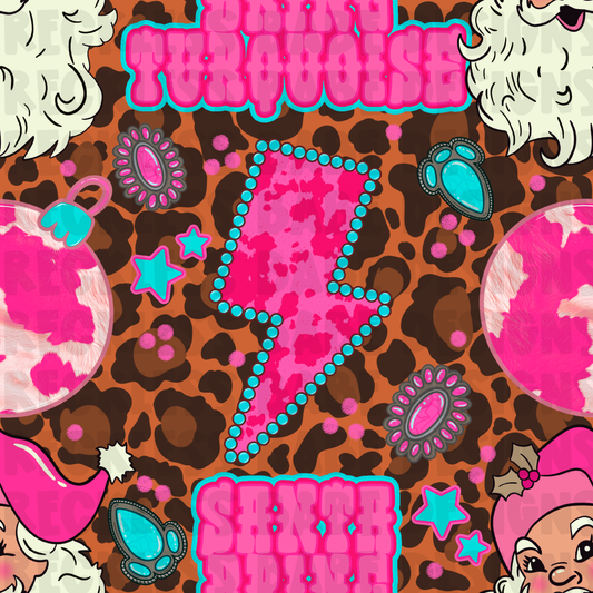 BRING TURQUOISE CHEETAH SEAMLESS FILE