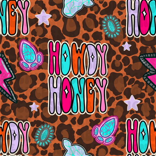 HOWDY HONEY SEAMLESS CHEETAH
