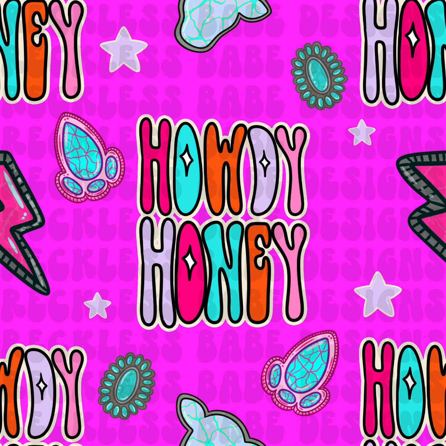 HOWDY HONEY SEAMLESS PURPLE