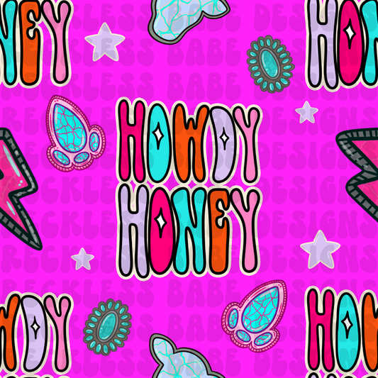 HOWDY HONEY SEAMLESS PURPLE