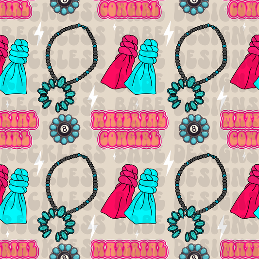 MATERIAL COWGIRL SEAMLESS FILE