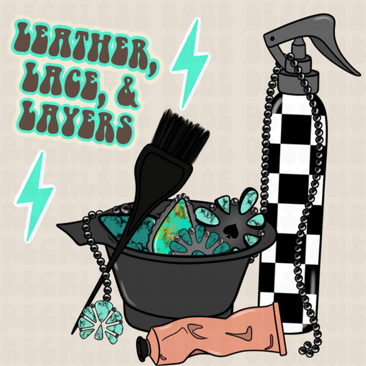 LEATHER LACE & LAYERS PNG