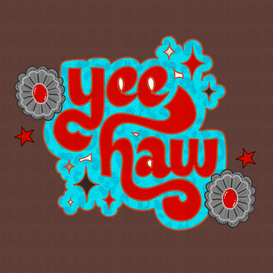 YEE HAW RED PNG