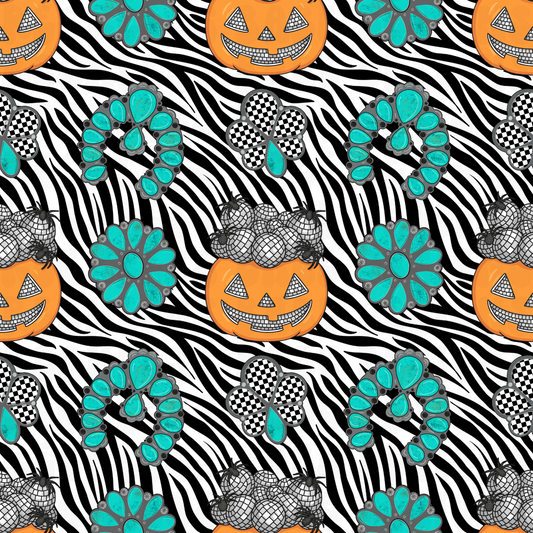 SPOOKY ZEBRA SEAMLESS