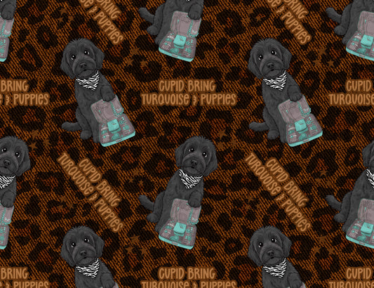 CUPID PUPPY SEAMLESS BLACK