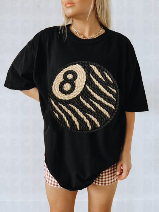 Zebra 8 Ball Yarn PNG