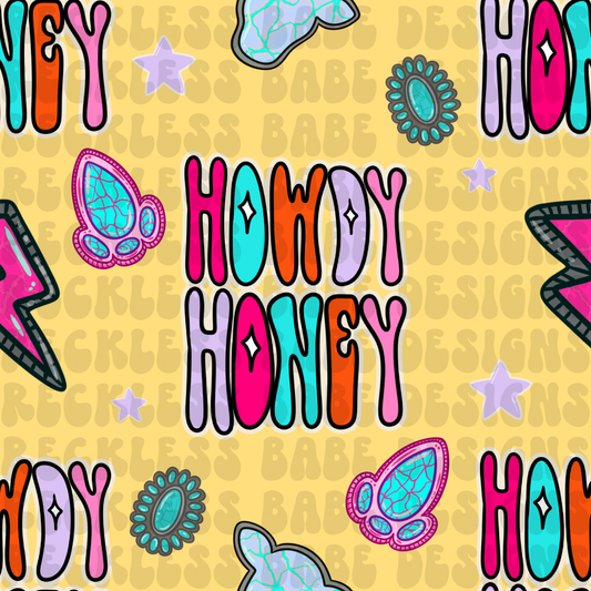 HOWDY HONEY SEAMLESS YELLOW