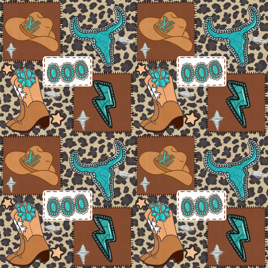 BOJEEE WESTERN PATCH SEAMLESS