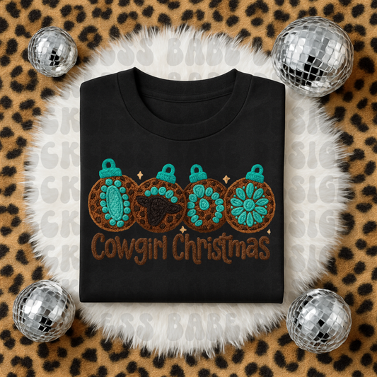 COWGIRL ORNAMENTS YARN PNG