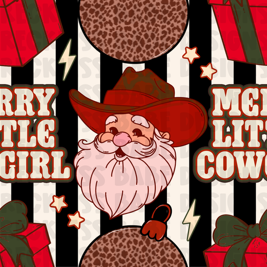 MERRY LITTLE COWGIRL STRIPES SEAMLESS FILE