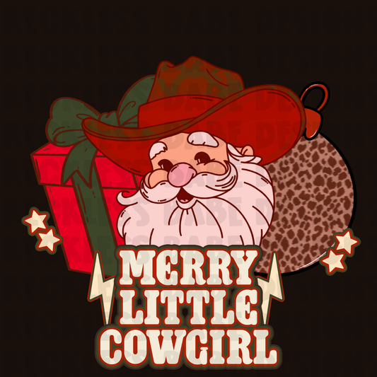 MERRY LITTLE COWGIRL PNG