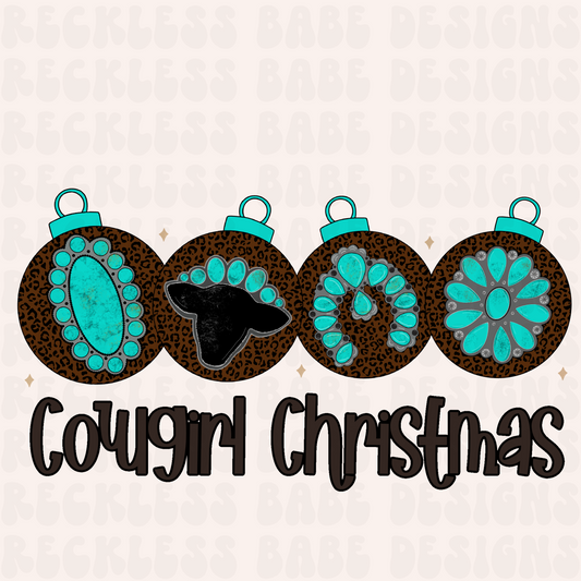 COWGIRL CHRISTMAS PNG