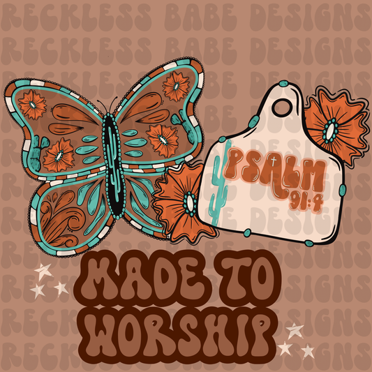 MADE TO WORSHIP PNG