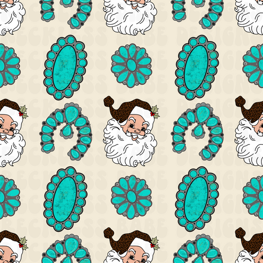 SANTA & STONES SEAMLESS