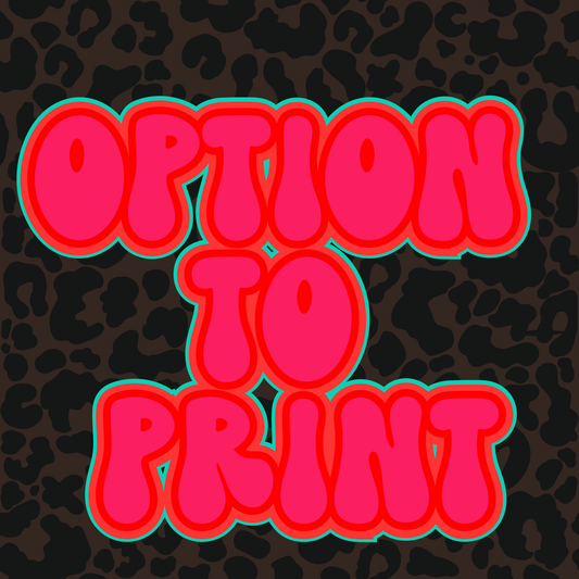 OPTION TO PRINT THANK YOU CARDS